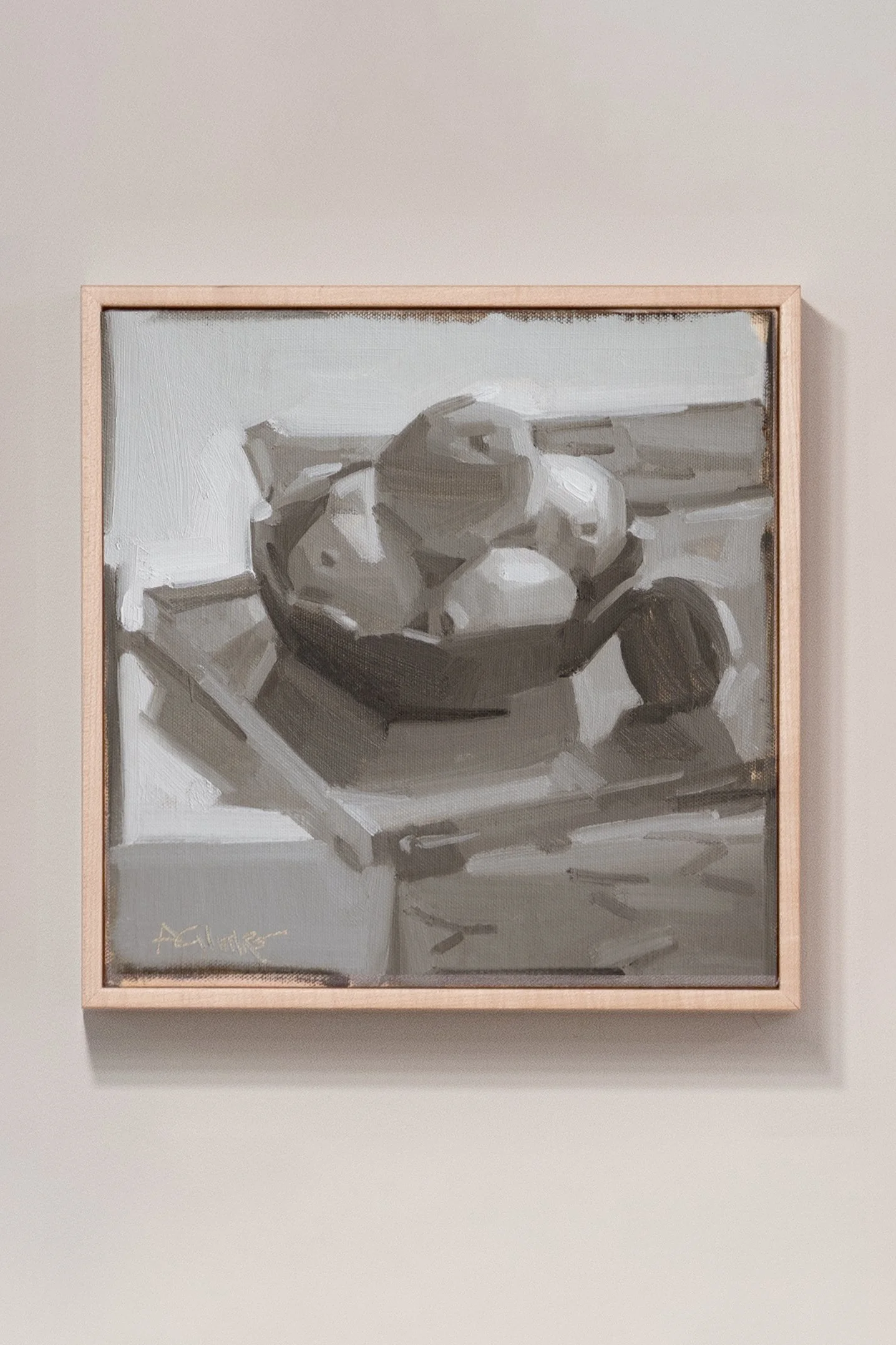 Bowl of Lemons on Book (10x10)