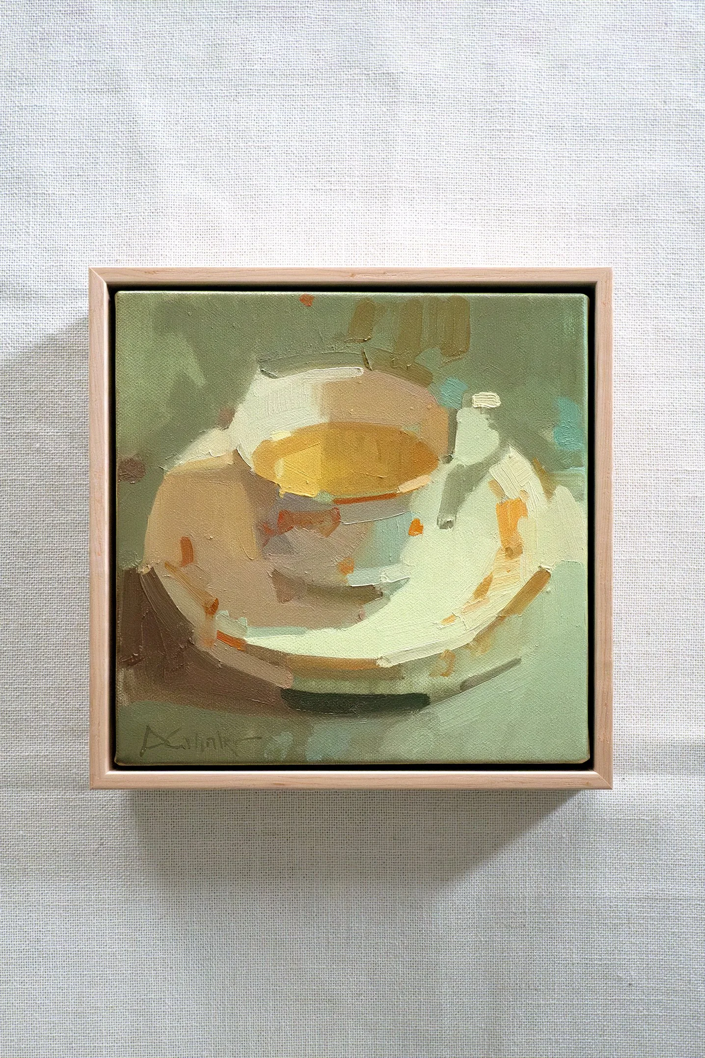 Tea Study on Green (8x8)
