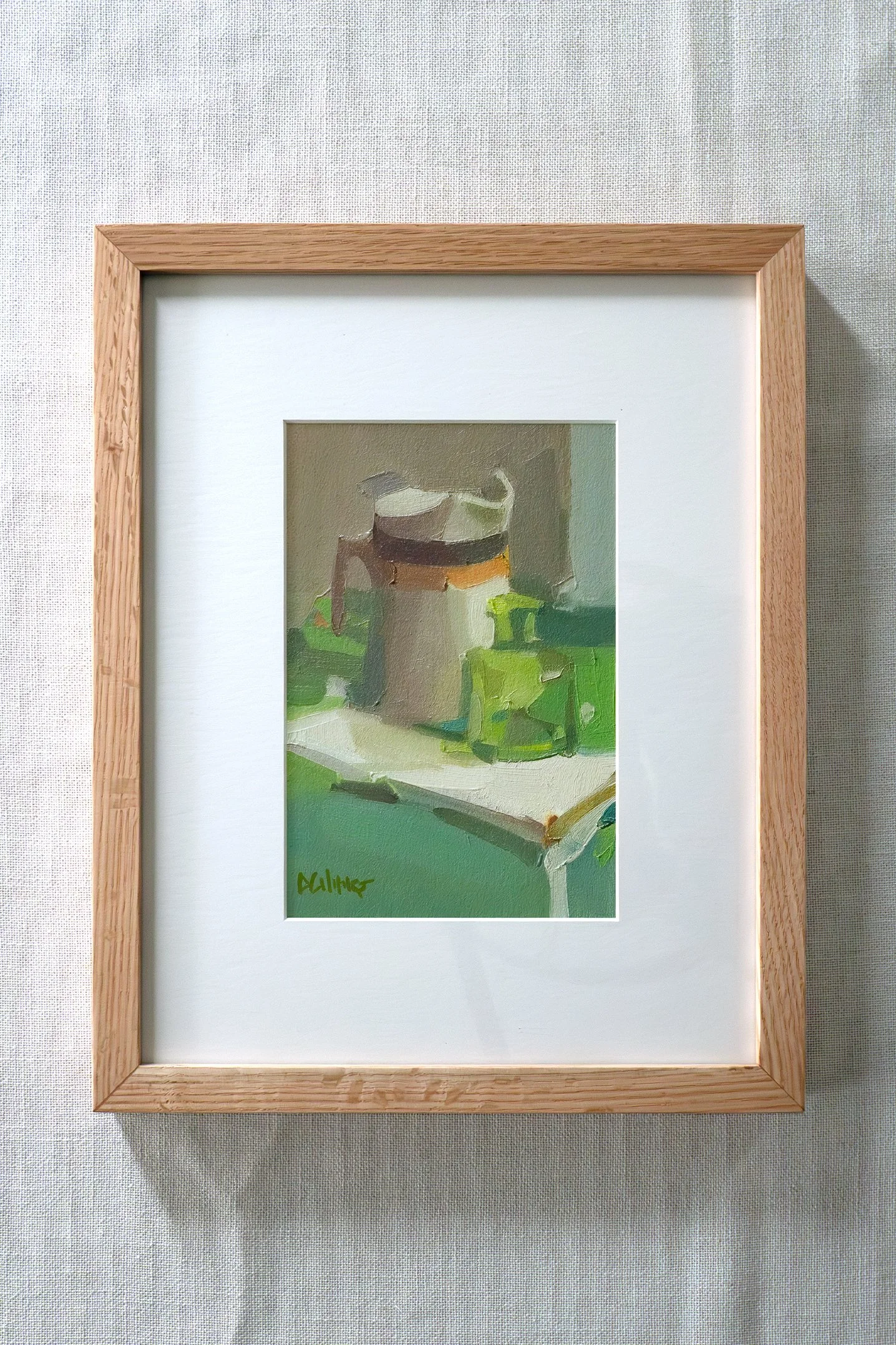 Retro Green Glass (6x9)