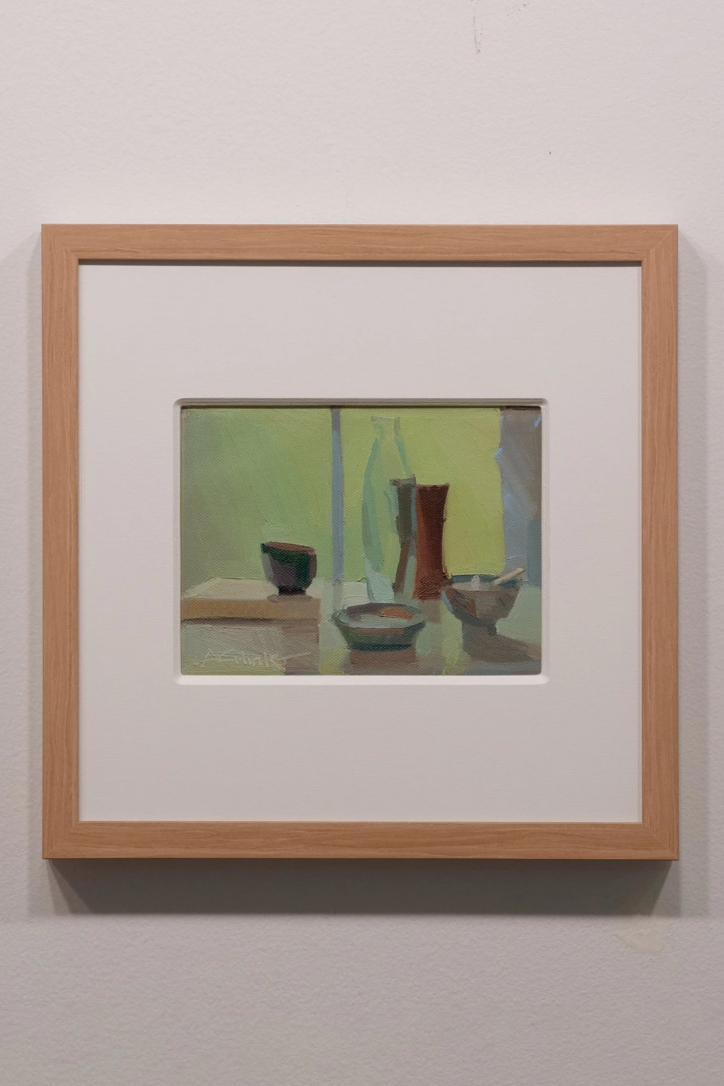 Backlit Green Color Study #1 (12x12)