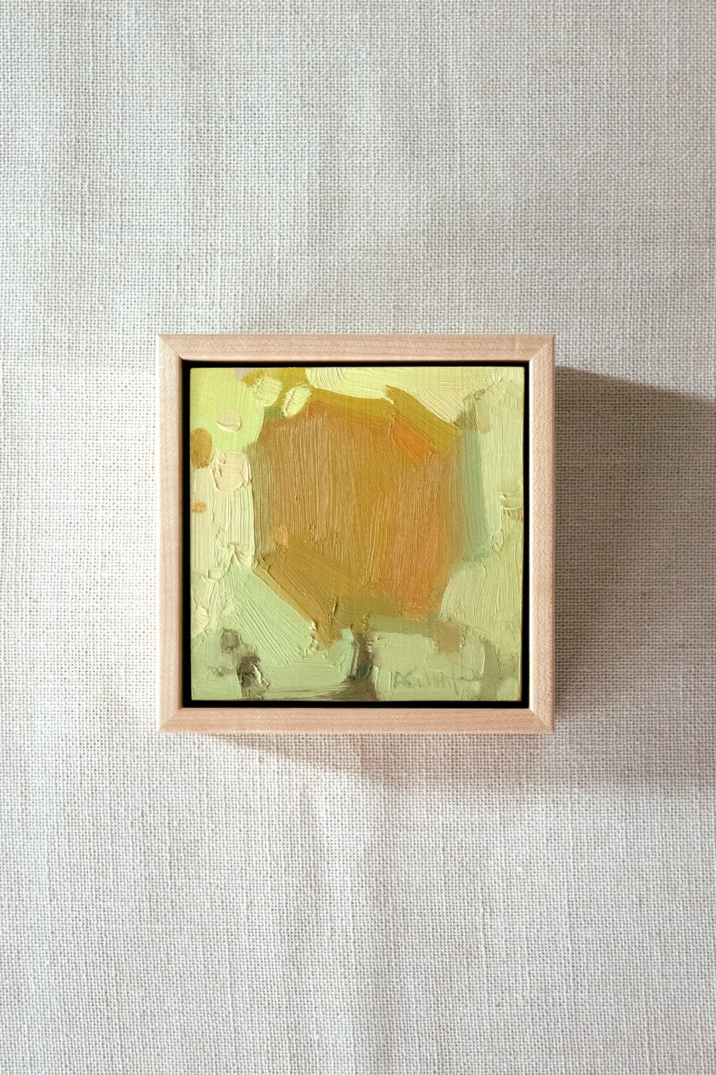 Backlit Yellow Flower (4x4)