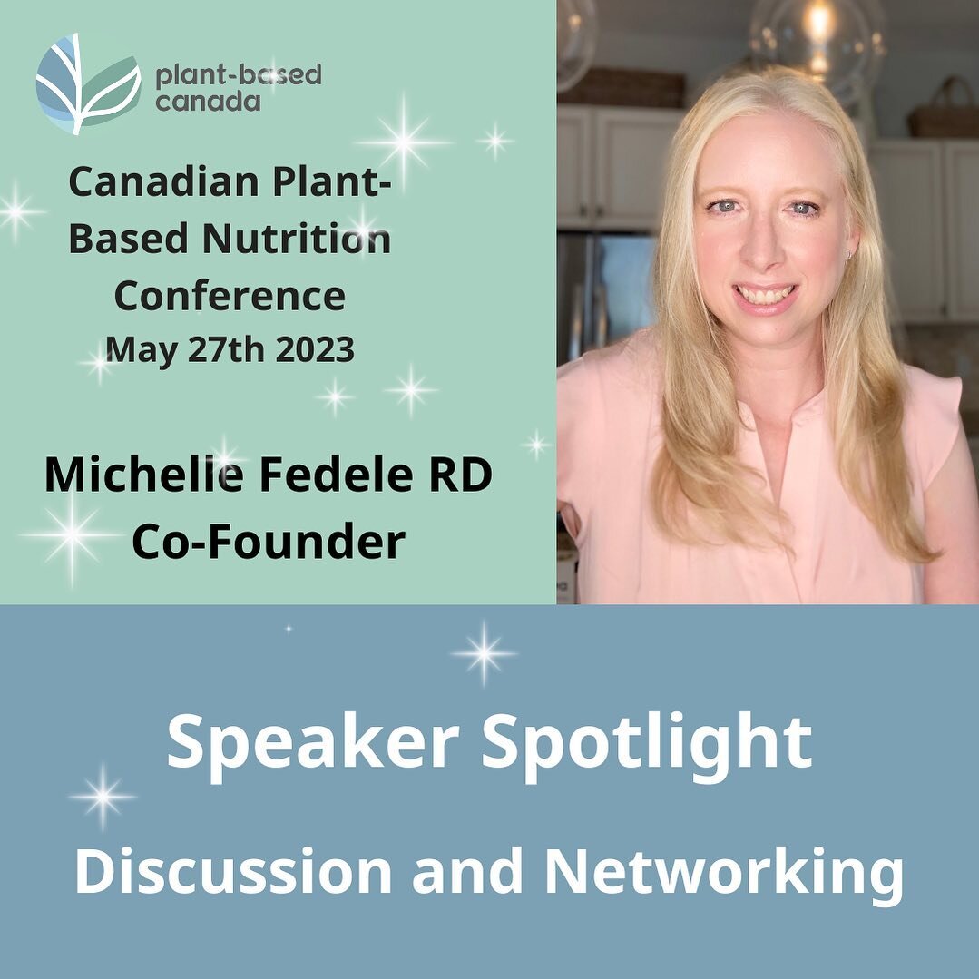 🌱 Today we are spotlighting our very own Michelle Fedele, co- founder of Plant-Based Canada. Michelle is a Registered Dietitian. She graduated from Ryerson University with Bachelor of Science in Human Nutrition, then completed her dietetic internshi