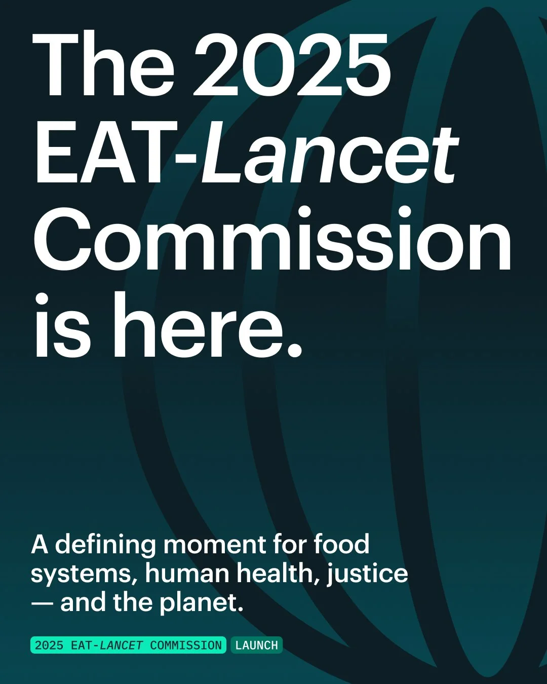 The 2025 EAT-Lancet Commission is here. A defining moment for food systems, human health, justice &mdash; and the planet.
.
Read the full report: http://bit.ly/432qPKa 
.
.
.
.
#EATLancet2025 #PlanetaryHealthDiet #FoodSystems #EvidenceBased #PlantBas