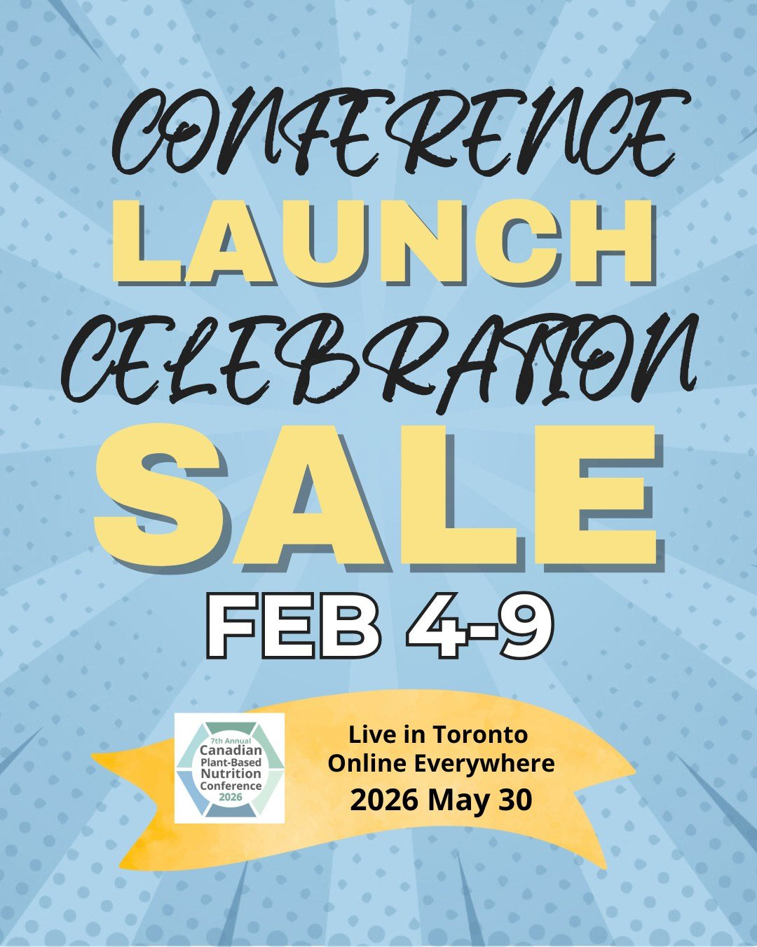 We&rsquo;re having a sale!
.
To celebrate the launch of the campaign and the announcement of our exciting lineup of presenters. 
.
For 5 days only &ndash; Feb 4-9. 
Our regular price in-person and online tickets will be on special sale.
You can check