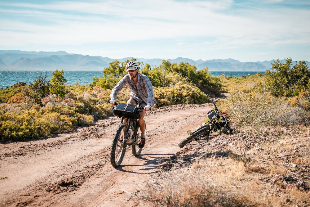 Bikepacking Baja Divide Mexico Sandy Trail Sea of Cortez