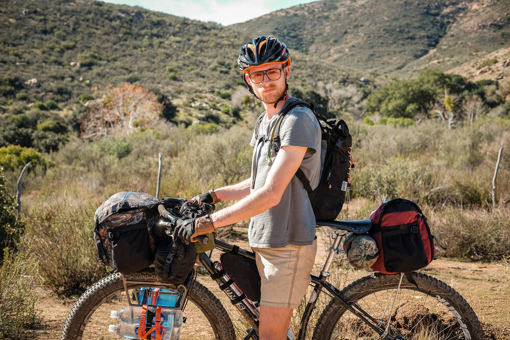 Bikepacking Baja Divide Mexico Desert Track Male Rider 