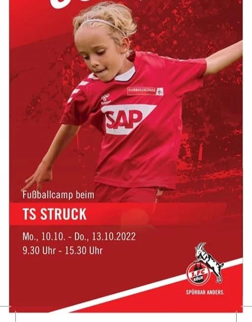 1.FC Köln Fussballschule kommt zum TS Struck!