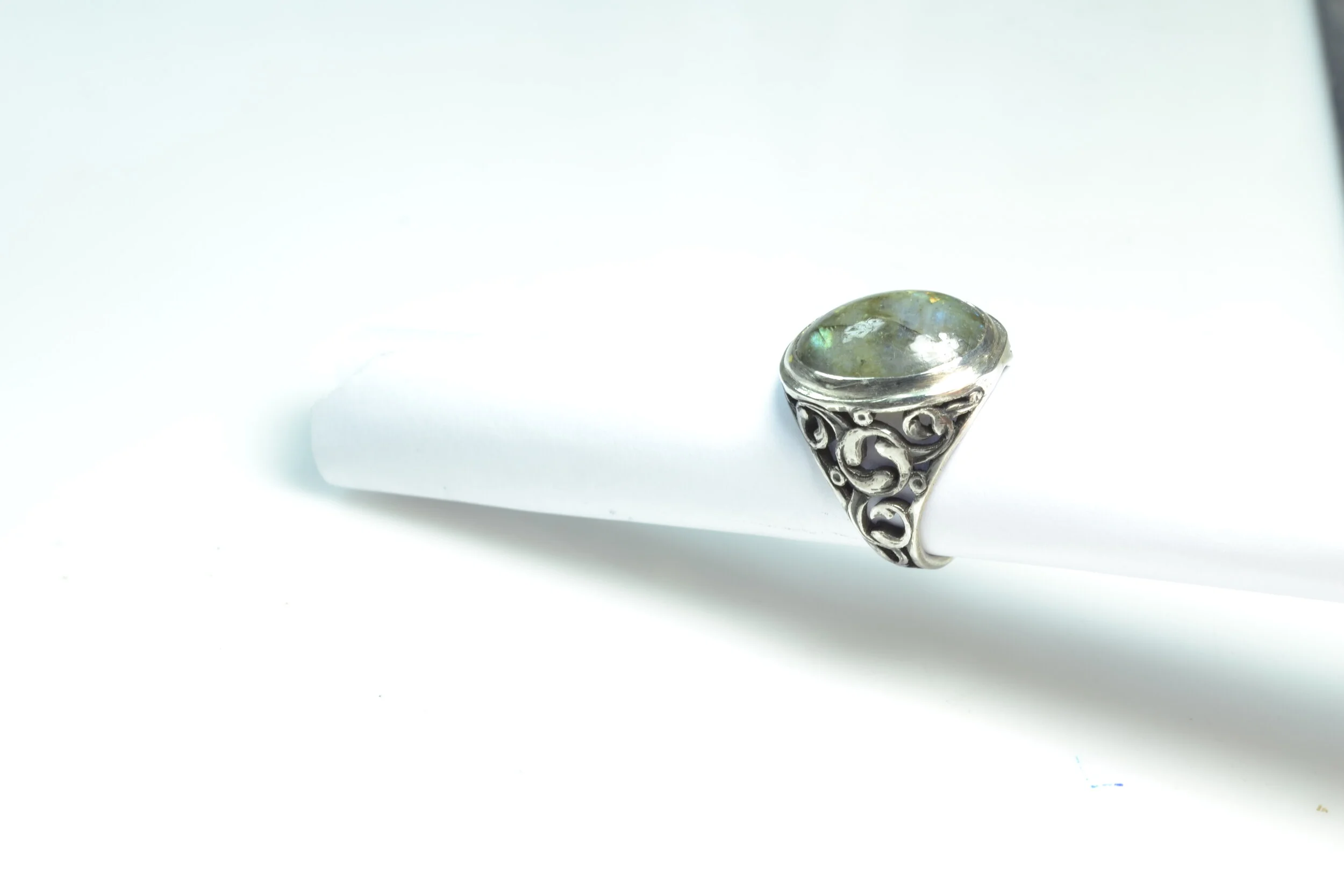 Silver Ring with Opal
