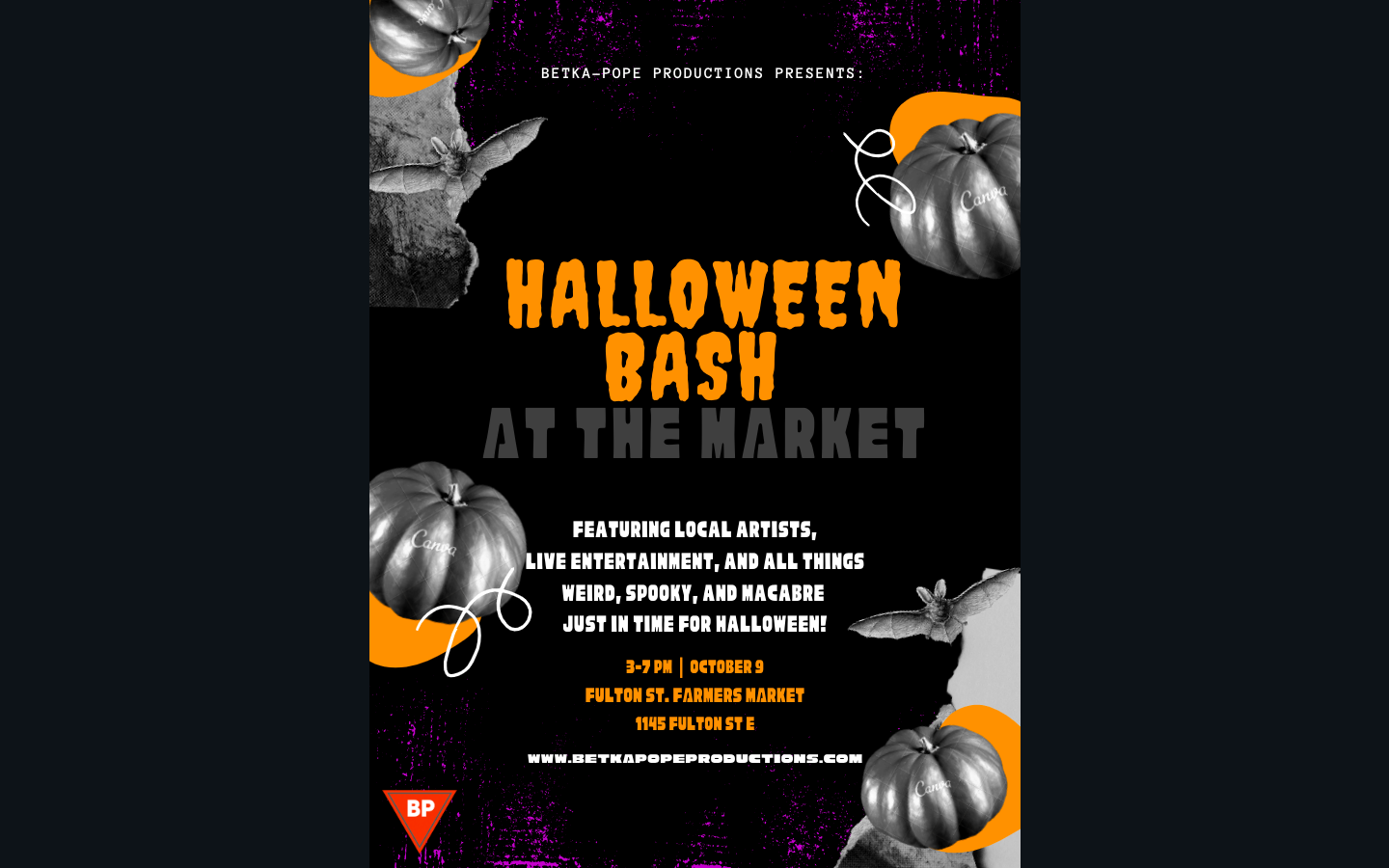 Halloween Bash at the Market