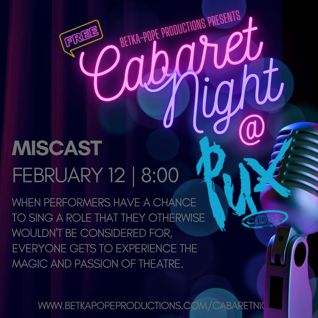 Cabaret Night @ Pux: Miscast
