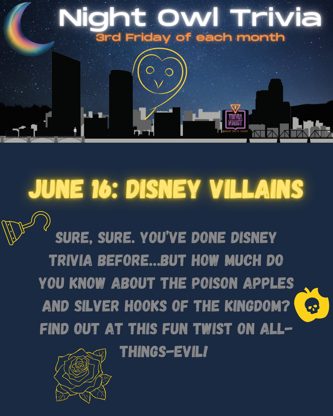 Night Owl Trivia: Disney Villains