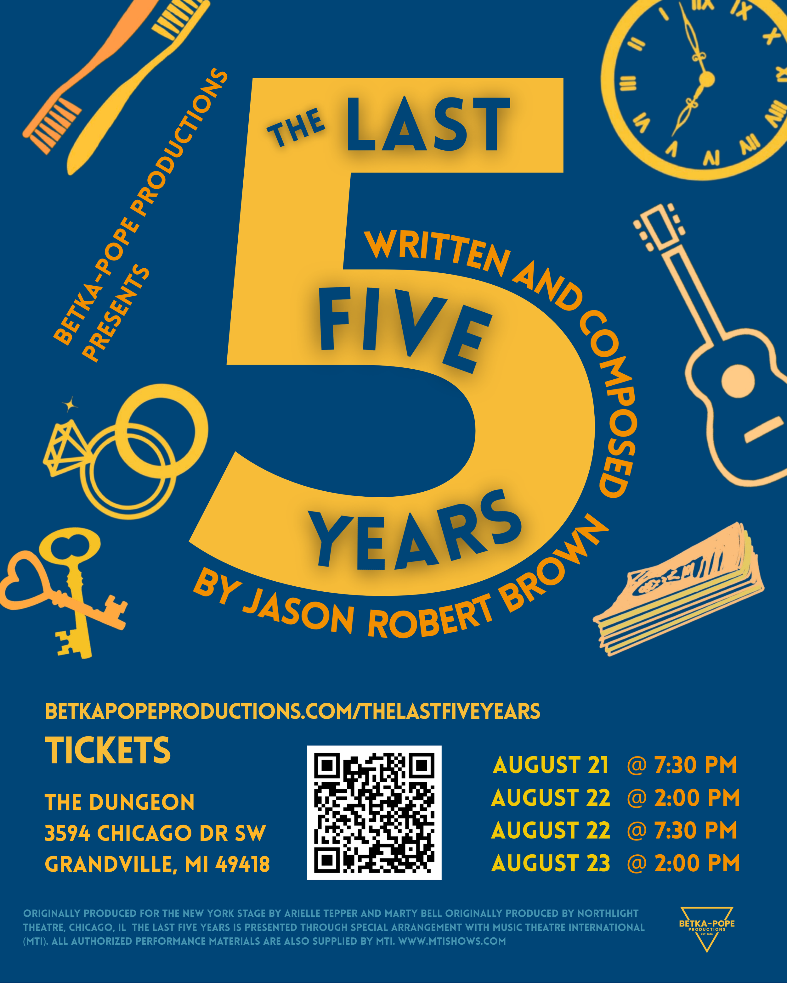The Last Five Years @ The Dungeon