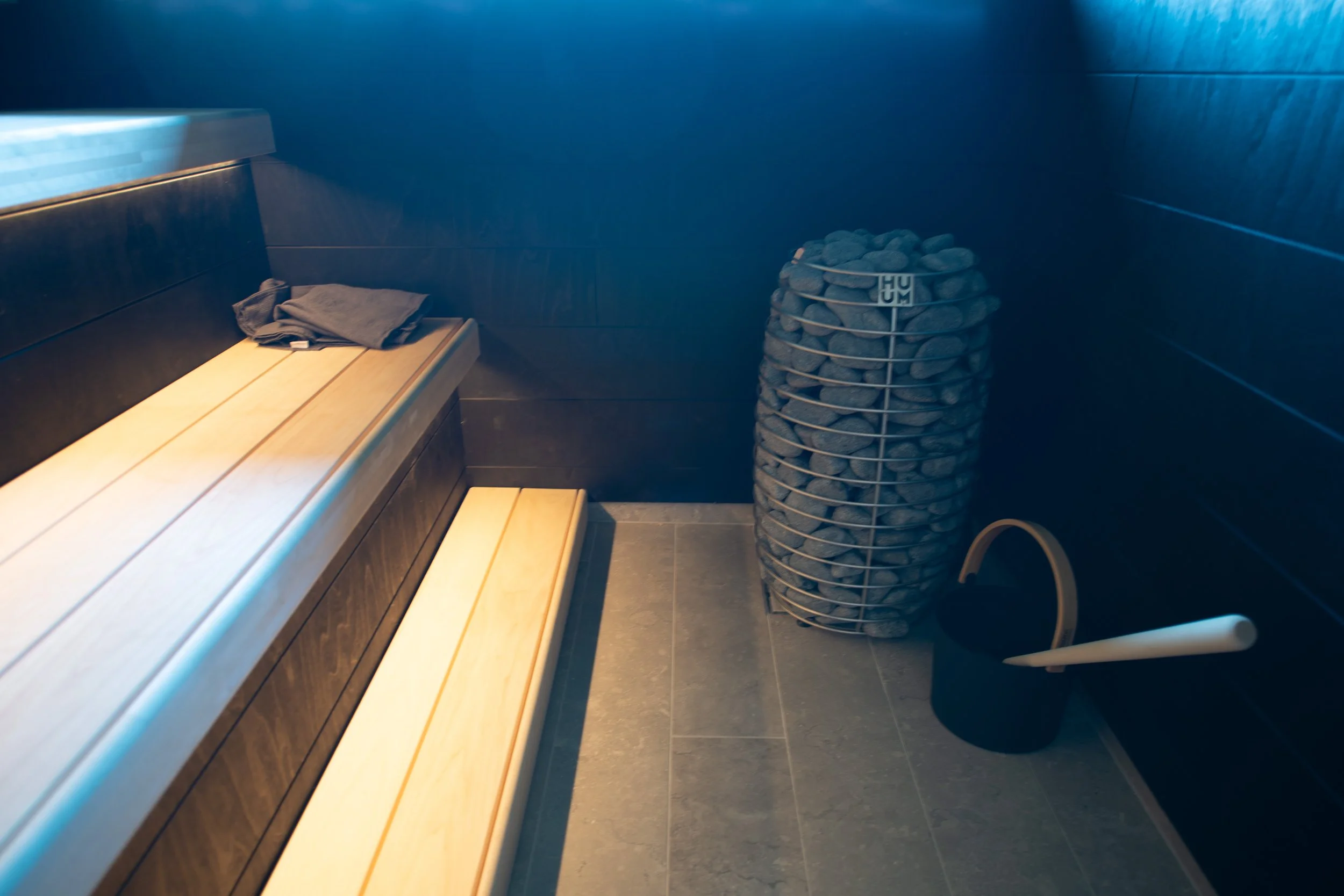 Sauna interior