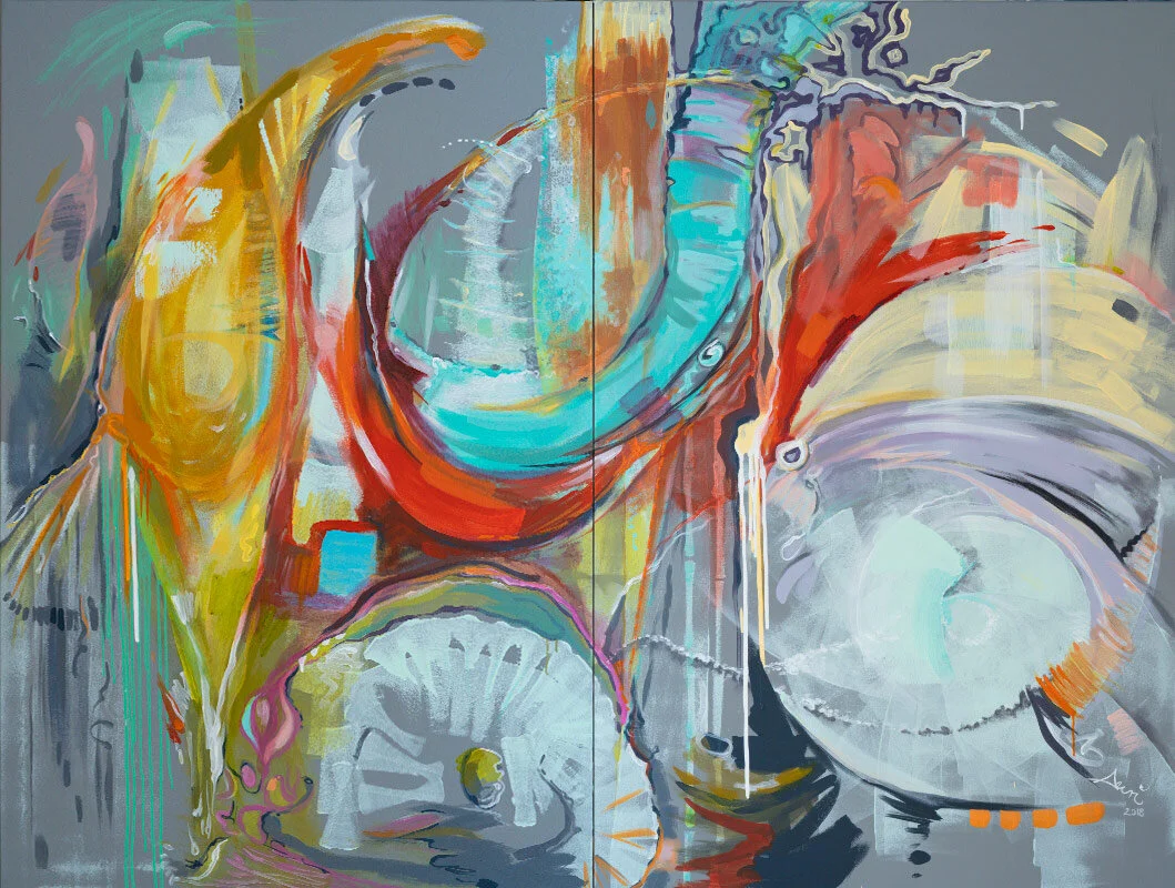 Far Away 80w x 60h :: by Henriett Michel