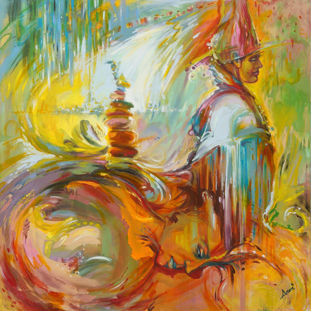 Time Will Change The Story 40w 40h :: by Henriett Michel