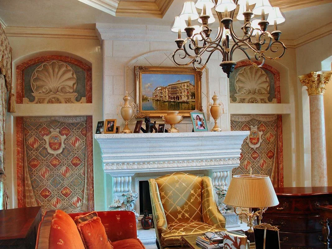 Trompe L'oeil Tapestry Wall Mural by Henriett Michel