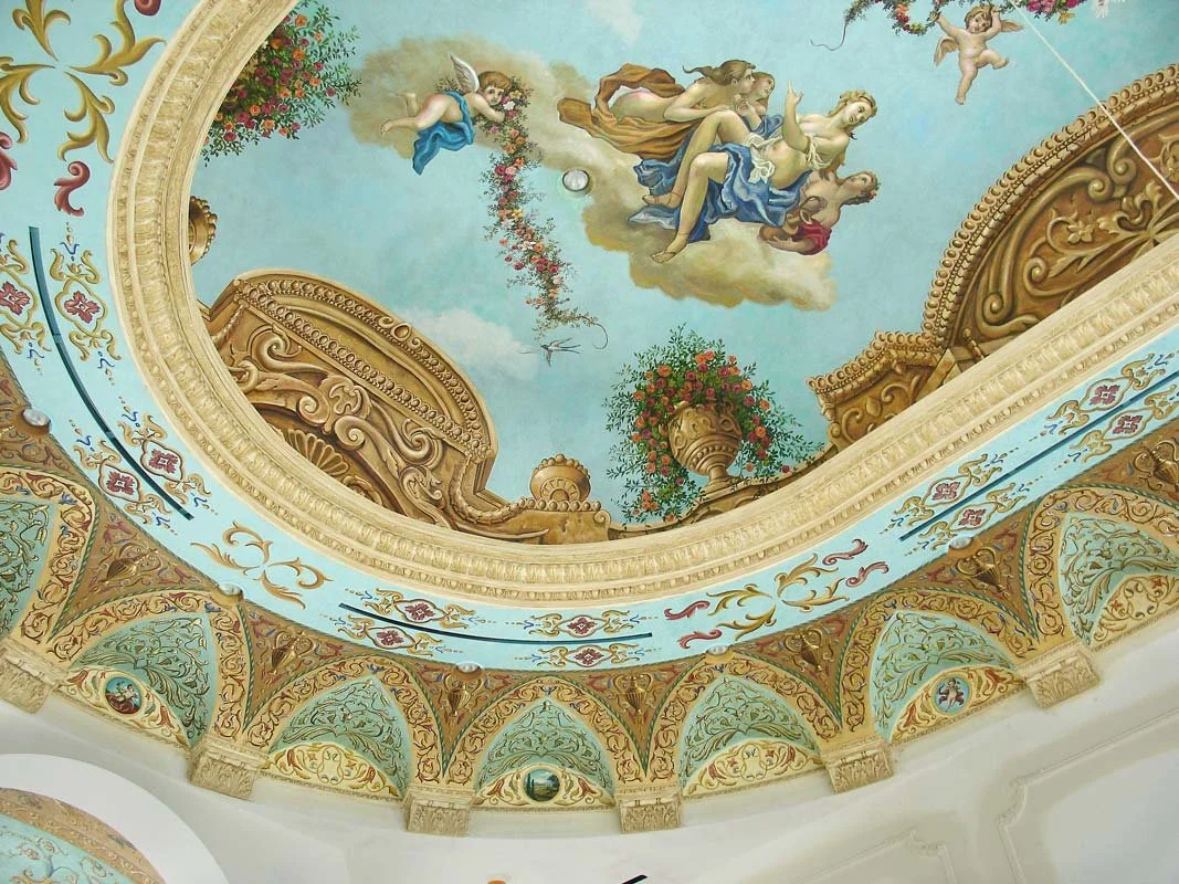 Grand Entrance Ceiling Murals by Henriett Michel