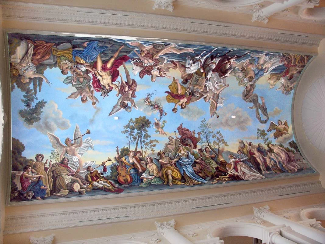 Renaissance Ceiling Mural by Henriett Michel