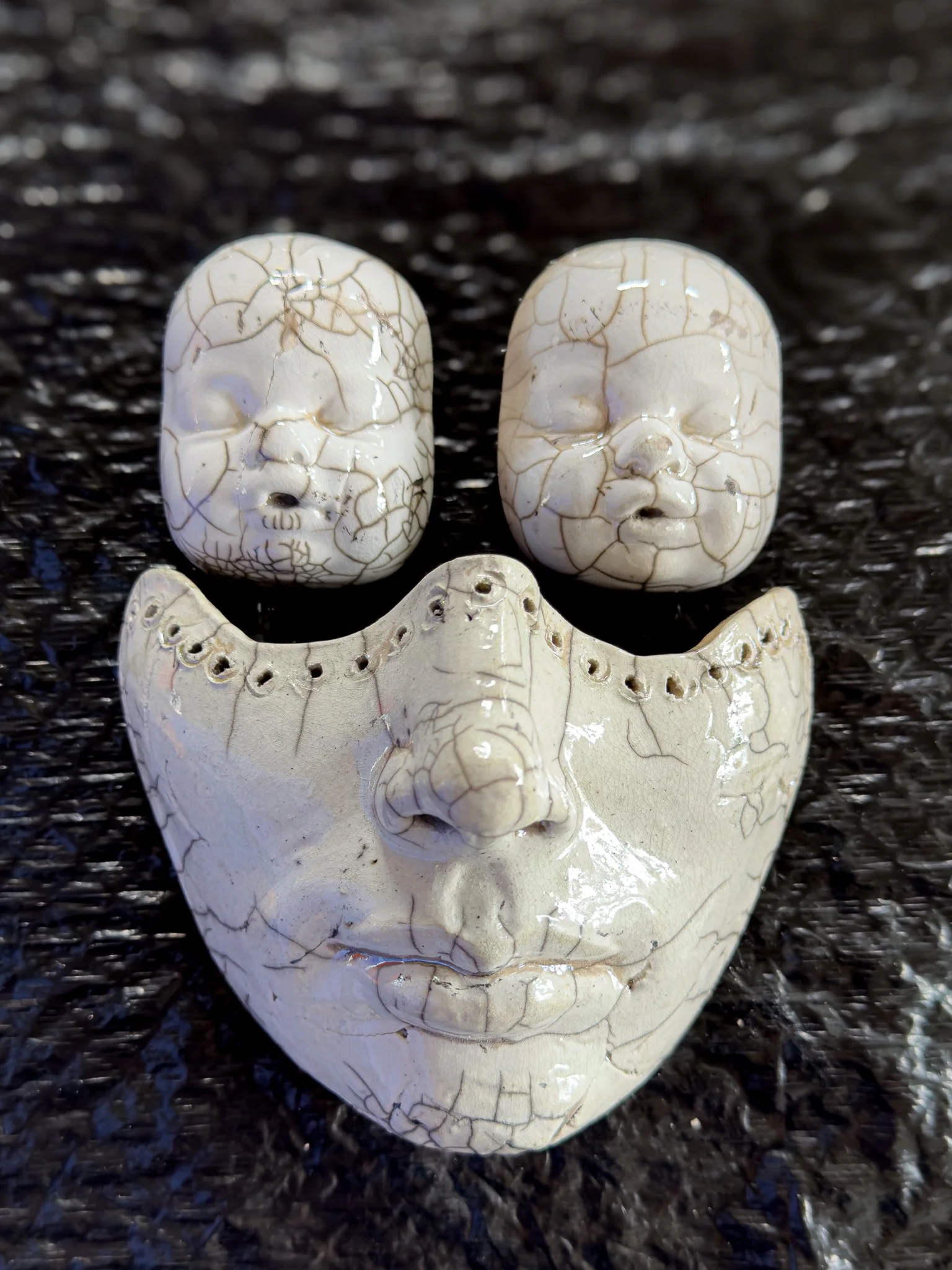 PARENTHOOD No 01 - RAKU GLAZED CERAMIC