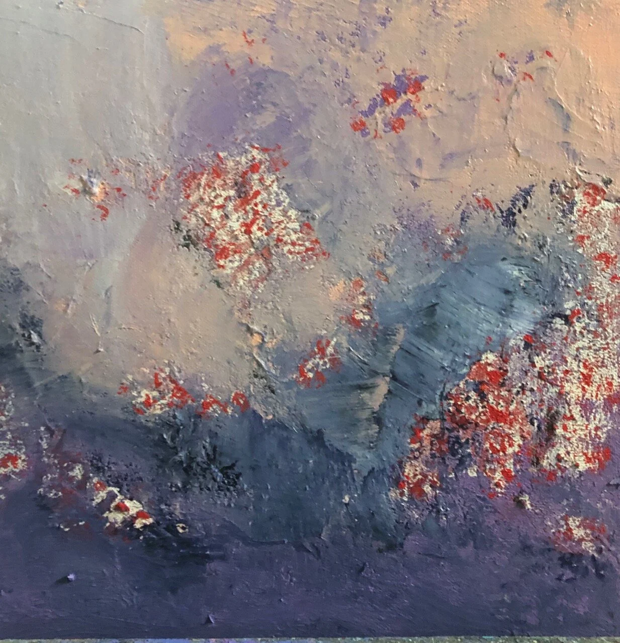 'Untitled' 12”x12”x1.5" (2019) Acrylic on Stretched Canvas, SOLD