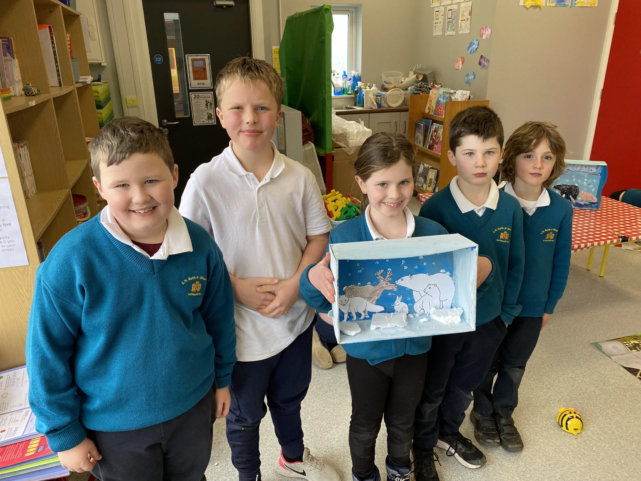 Junior classroom boys and girls become Arctic explorers this month