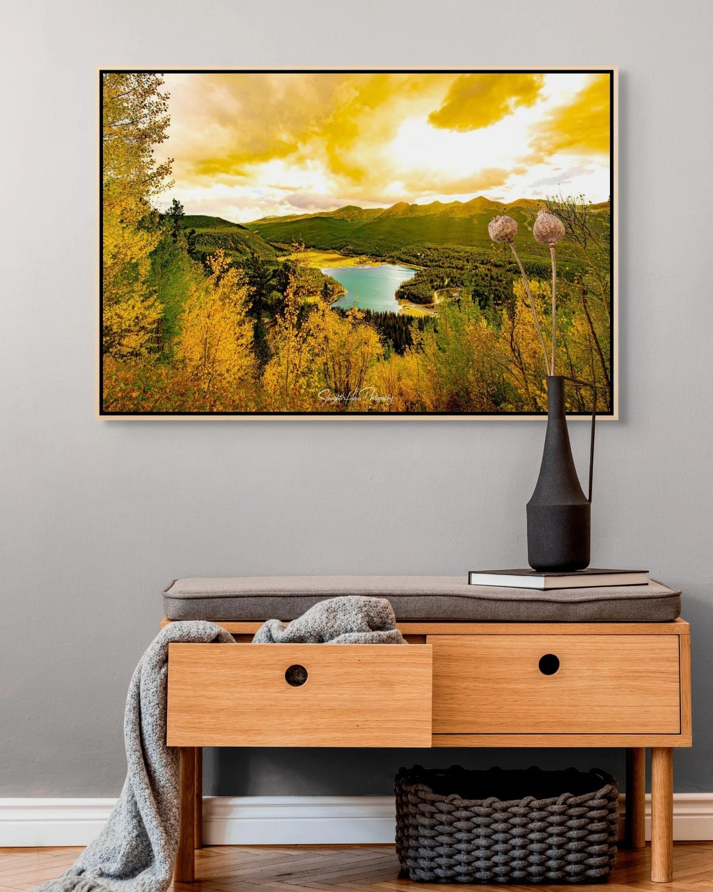 Nothing says fall like golden aspens and mountain lakes! 'Alpine Autumn Radiance' is a 24x36 canvas that brings the warmth of autumn right into your home. Interested in seeing more or want details on this piece? Send a message or comment below!