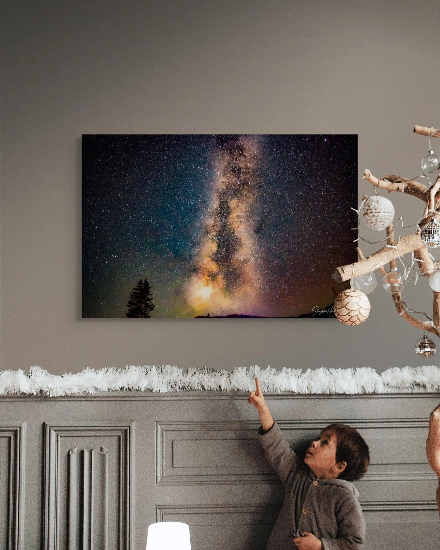 Bring the night sky indoors with 'Under the Stars.' This 24x36 canvas captures the Milky Way in all its glory&mdash;a perfect statement piece for dreamers and stargazers. Want to know more or see other astro prints? Message me anytime!