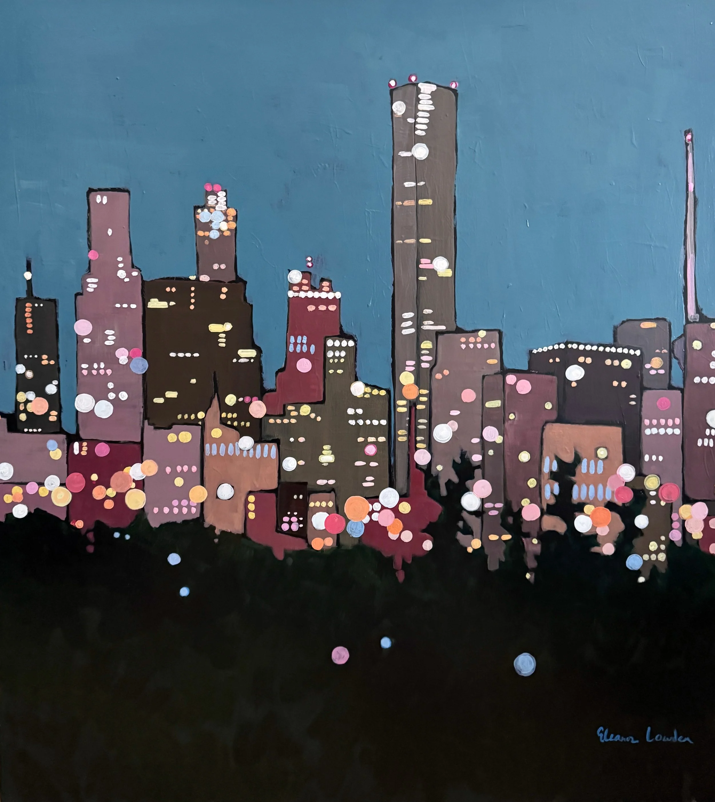 CIty Lights 40 x 36