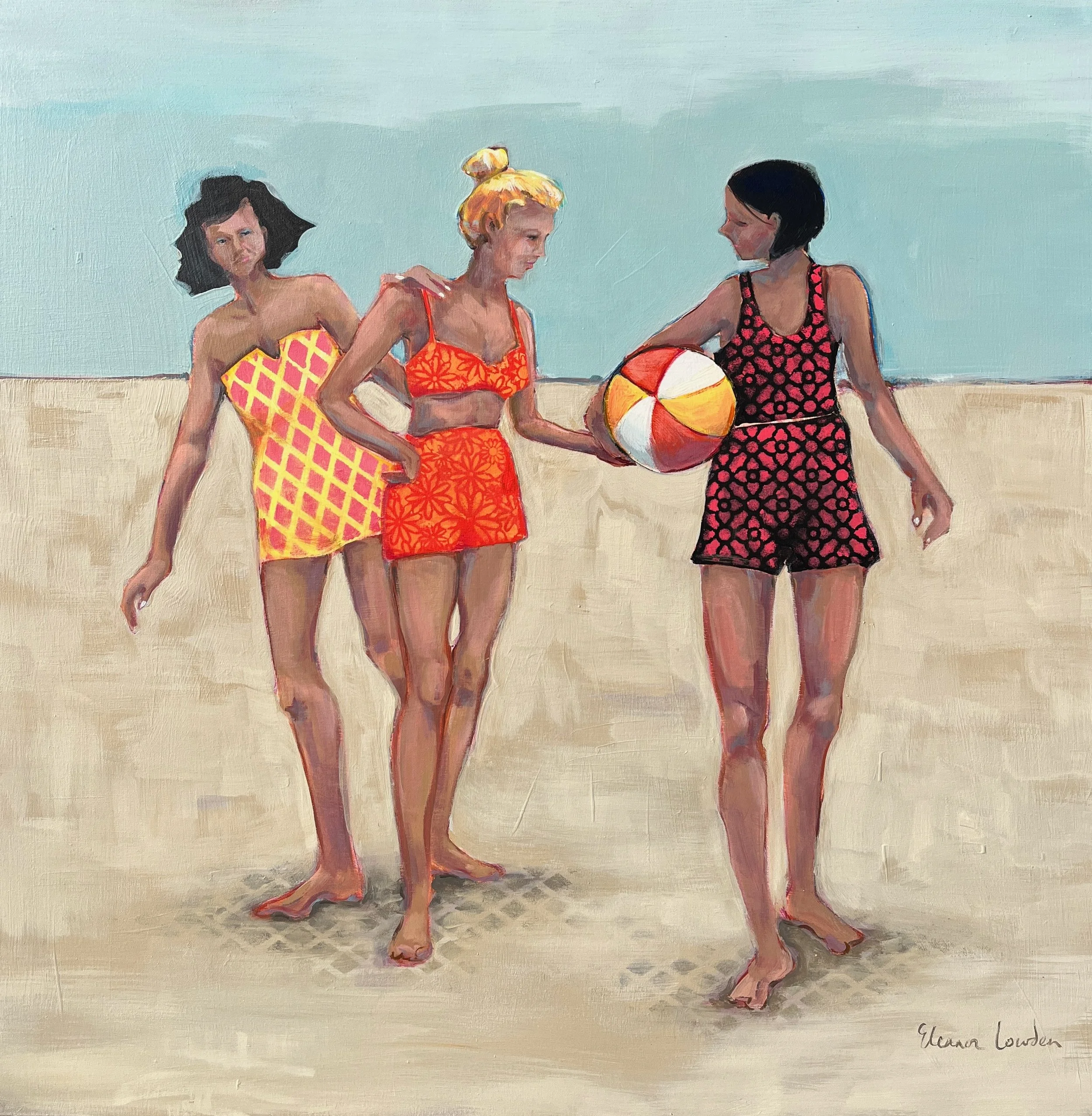 Eleanor Lowden, Your Serve, acrylic, 36 x 36.jpeg