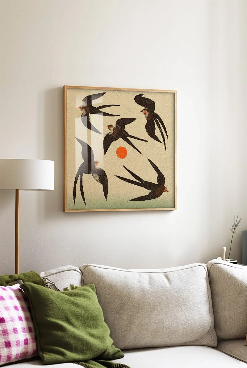 Dancing Birds — Enikő Eged Print