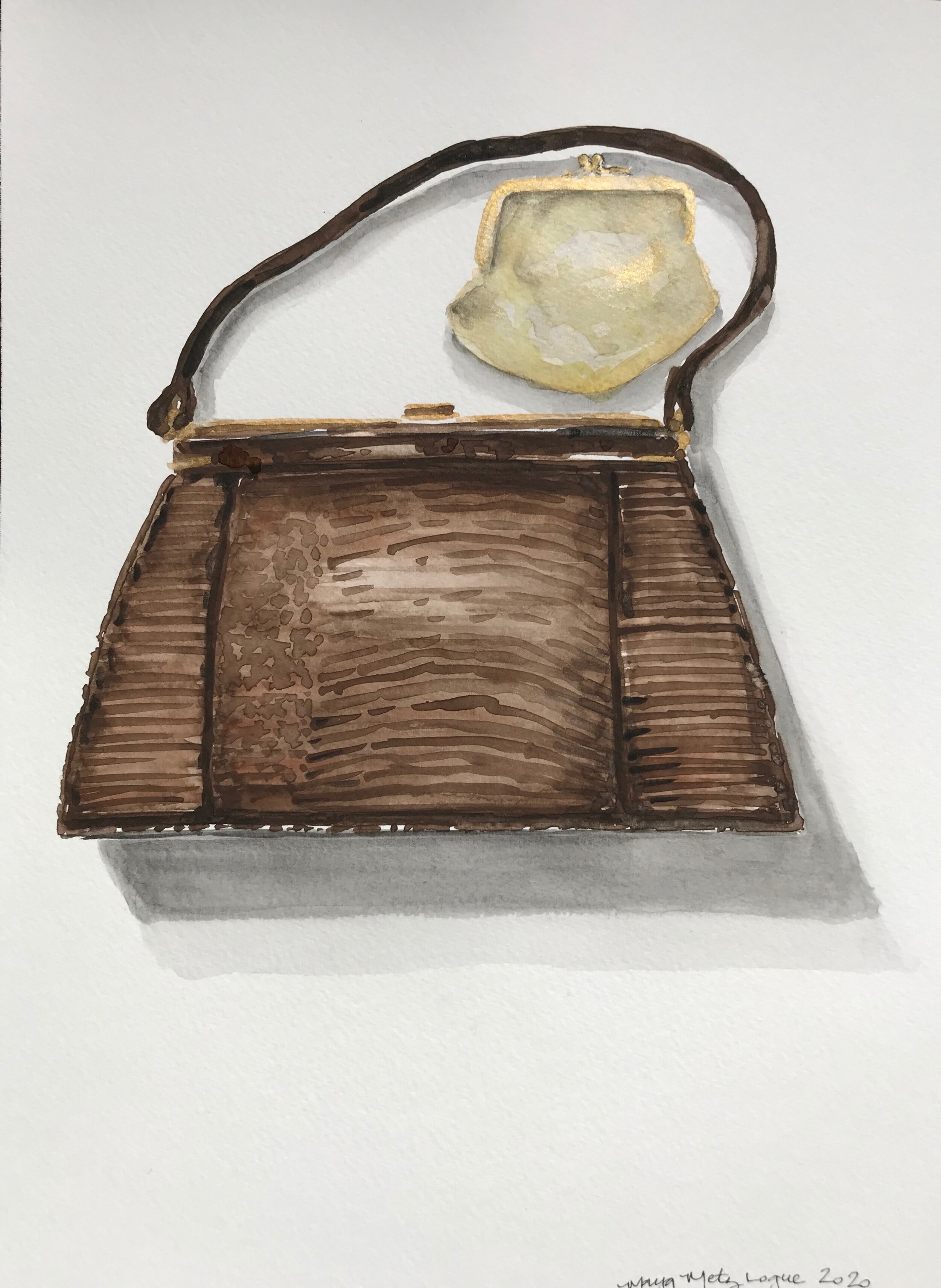 Vintage Alligator Purse