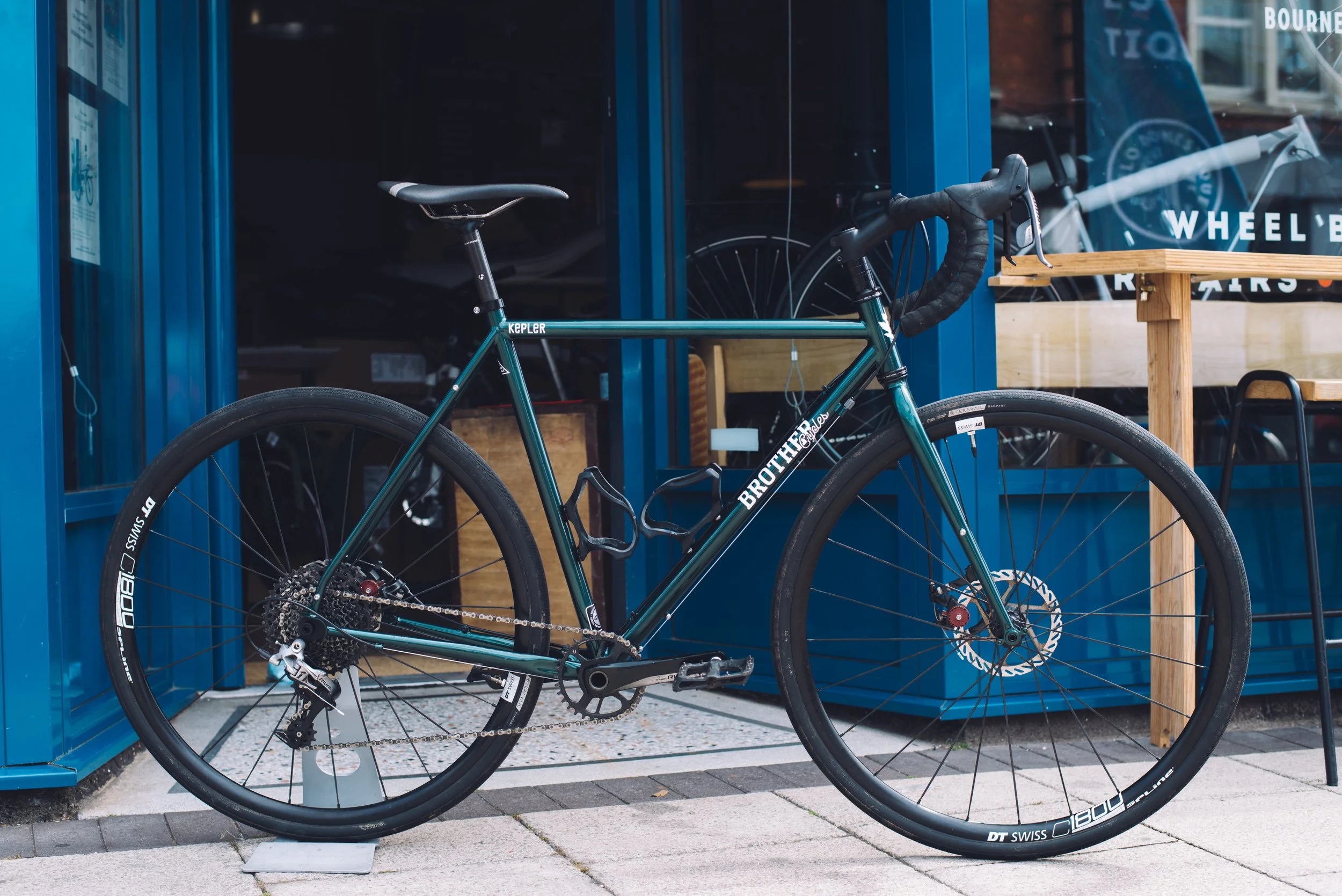 Brother Cycles Kepler Forest Green Custom Build — Velo Domestique