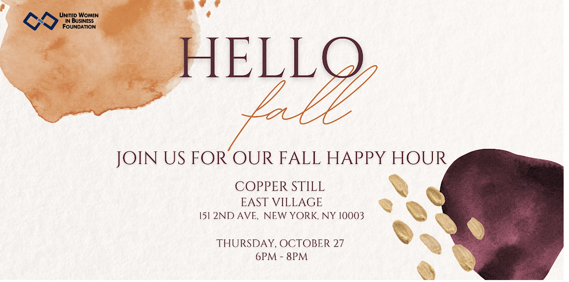 UWIB NYC: 2022 Fall Happy Hour