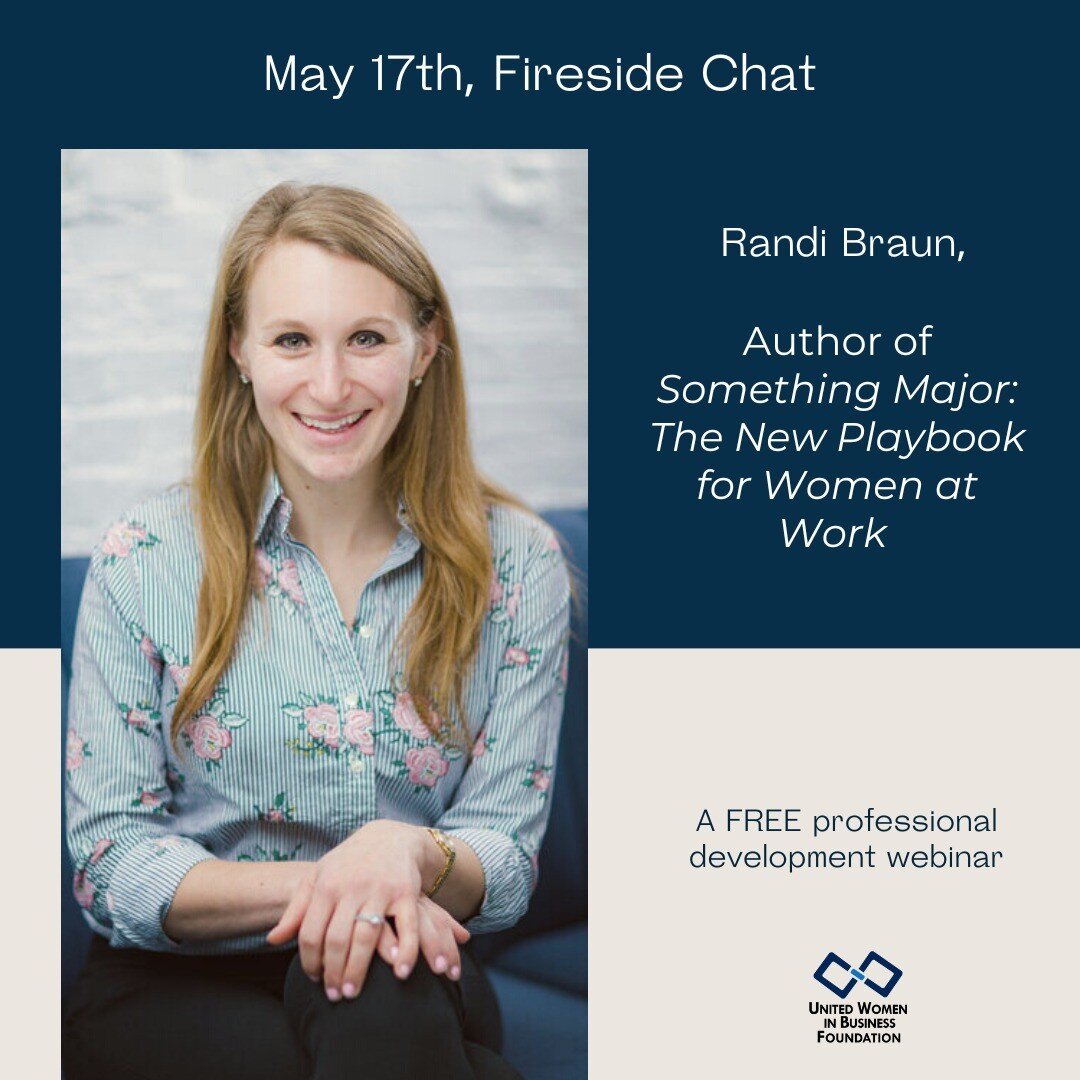 Join UWIB and Randi Braun, Author of Something Major: The New Playbook for Women at Work, as she shares her tips for cracking the leadership code and building a work life you love. 
This event is a great opportunity to learn from a thought leader in 