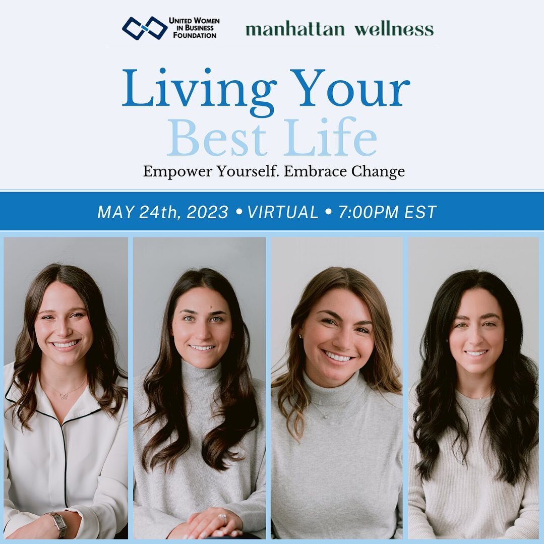 Join UWIB x Manhattan Wellness for an exciting panel discussion on Wednesday, May 24th at 7:00pm EST. 
During this event, we&rsquo;ll discuss how to:
💪Feel powered with what we can control
😌Accept and trust what is outside of our control
✨Ultimatel