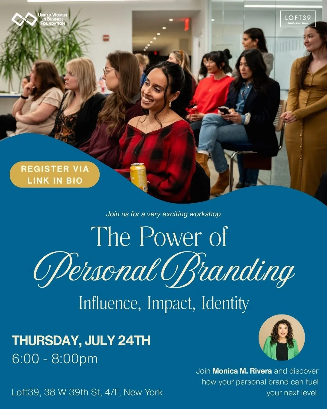 If you want to grow&mdash;speak, lead, pivot, or launch&mdash;you need a personal brand that positions you with purpose and power.⁠
⁠
Join Monica M. Rivera (@youwannadowhat), Personal Brand &amp; Communications Strategist, for:⁠
🟣 The Power of Perso