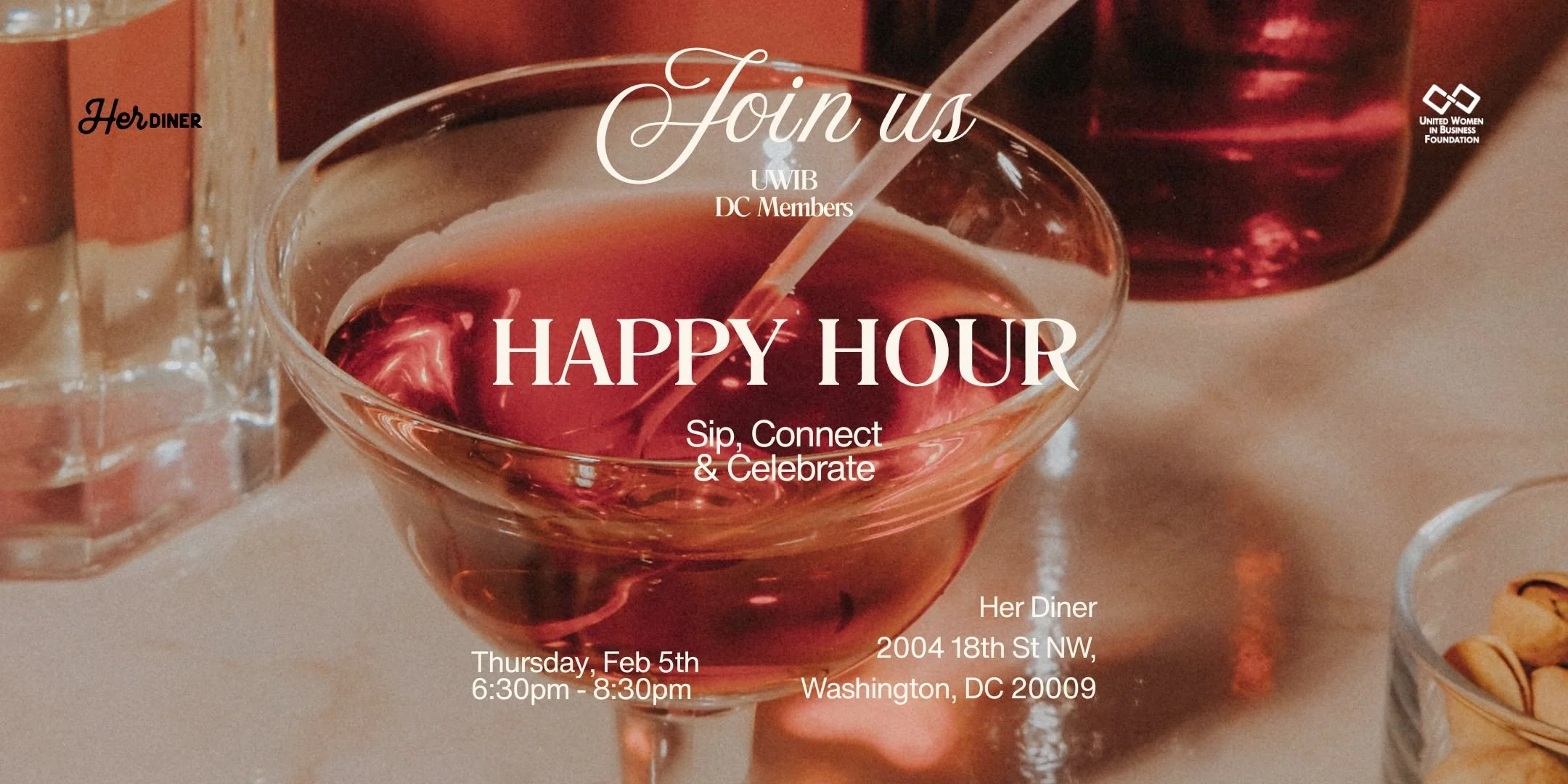 UWIB DC: Sip, Connect &amp; Celebrate at Her Diner