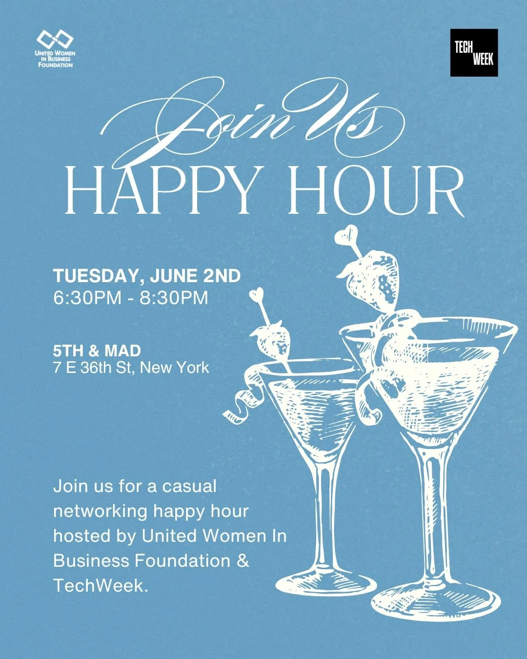 Summer Happy Hour - UWIB x NYTechWeek