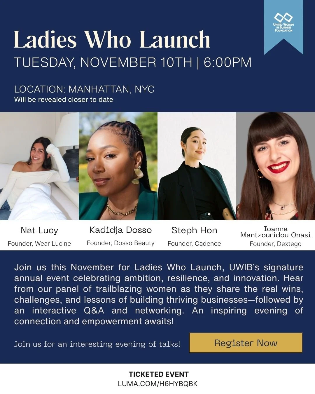 UWIB Presents: Ladies Who Launch 2026