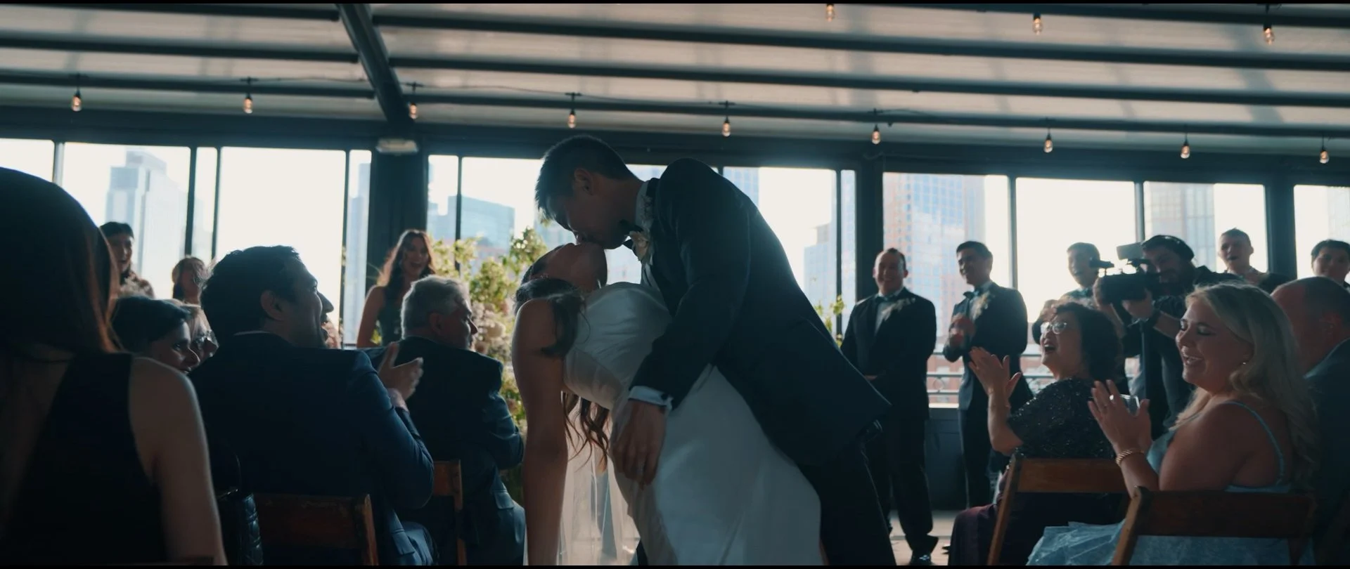 New York City wedding film captured at The Box House Hotel in Brooklyn, NY