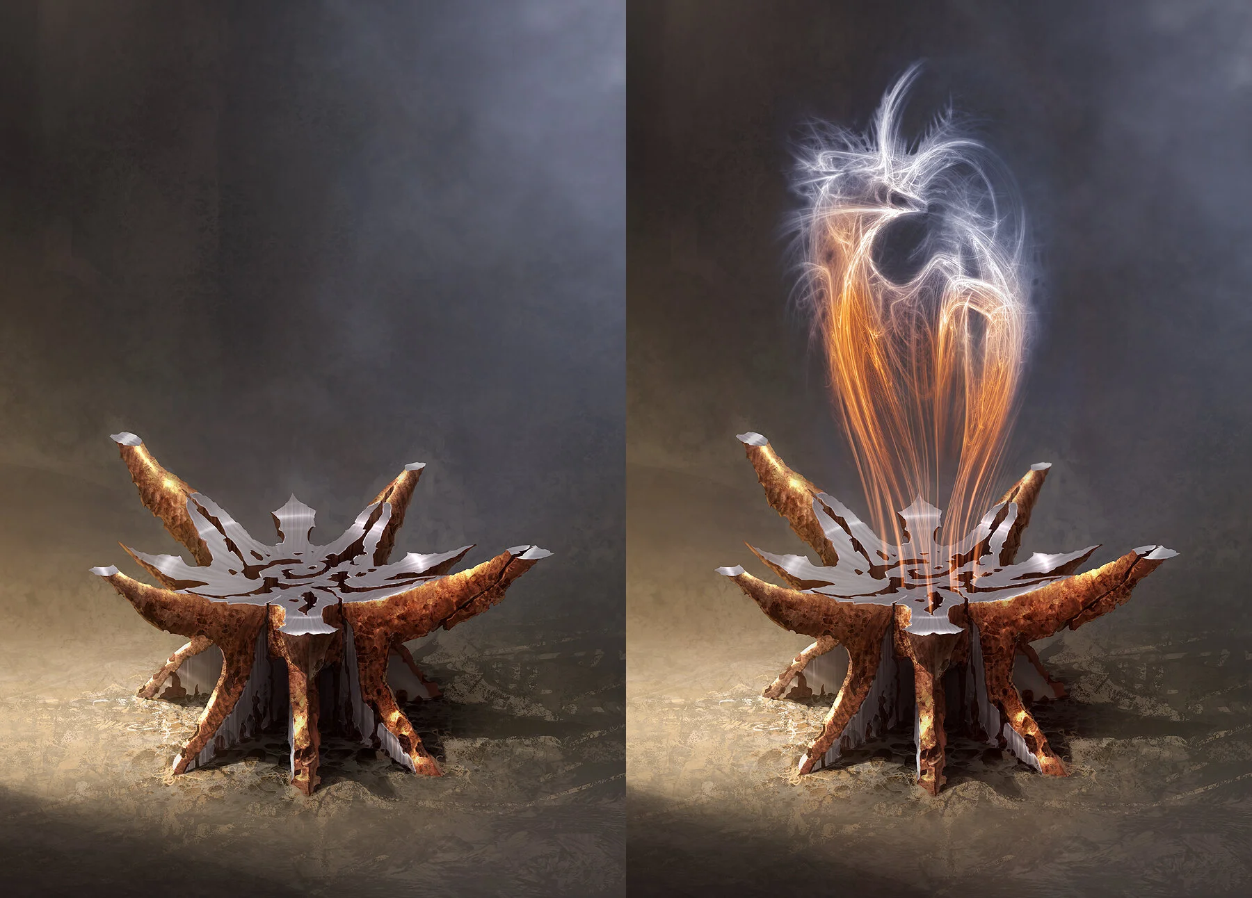  VFX concepts for video game Guardians of Middle Earth. 