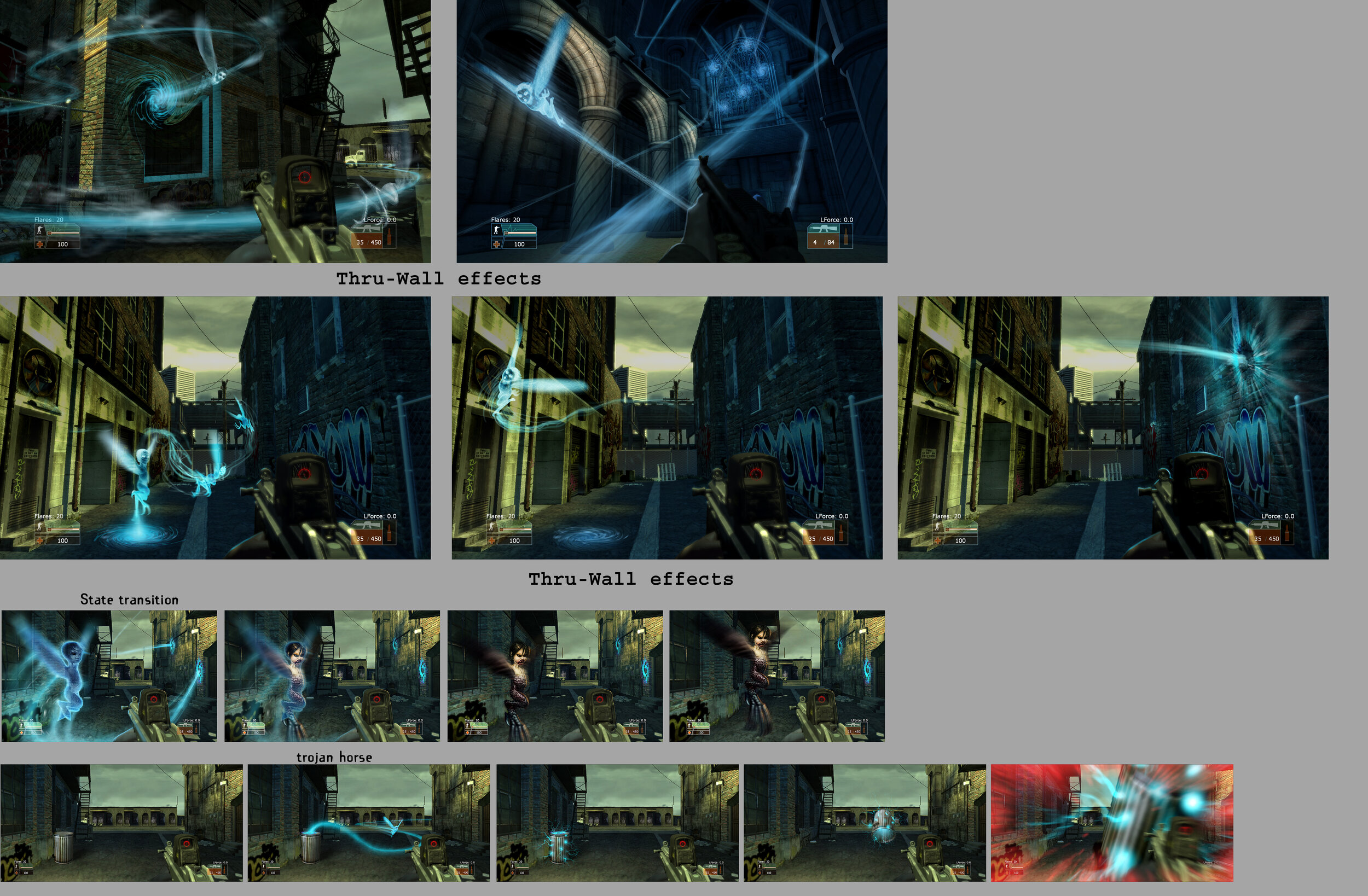  VFX concepts for video game Legendary. 