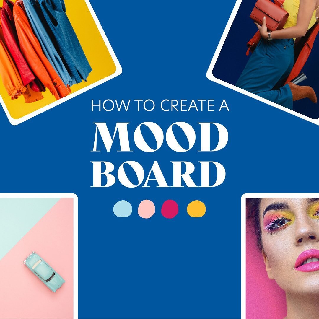 A mood board is a visual tool that communicates your concepts and visual ideas.
⠀⠀⠀⠀⠀⠀⠀⠀⠀
It is a step in the design process that can make your life easier and help you save wasted time later on. 
⠀⠀⠀⠀⠀⠀⠀⠀⠀
These 5 steps will help you create a mood b