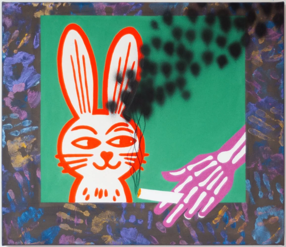 Succession 2024 Acrylic and flashe on canvas 60x70cm MICHAEL PYBUS.jpg