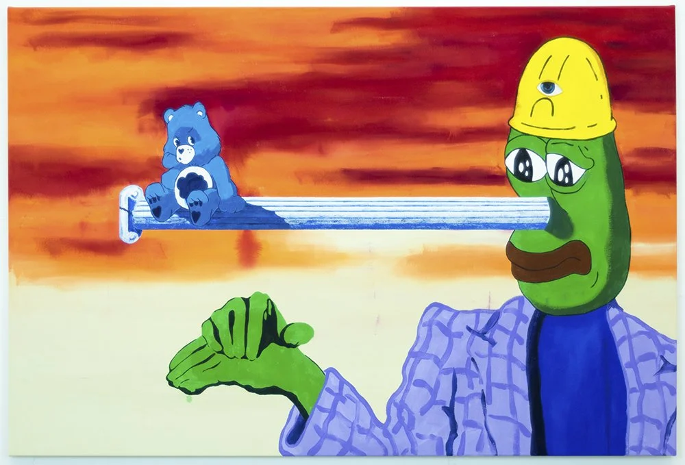 Sulk 2020 Acrylic on canvas 100x150cm MICHAEL PYBUS.jpg