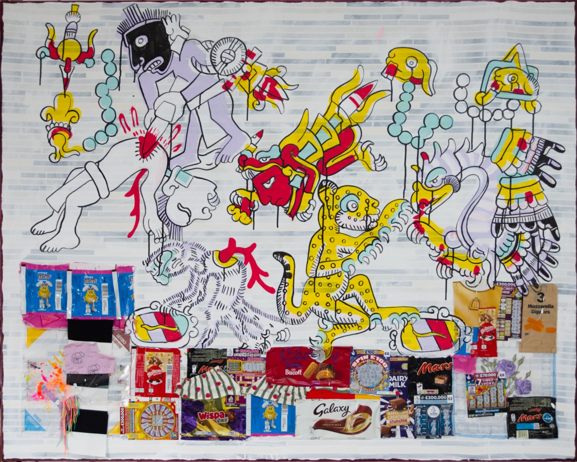 2003 2026 Mixed media on fabric 120x150cm MICHAEL PYBUS.jpg