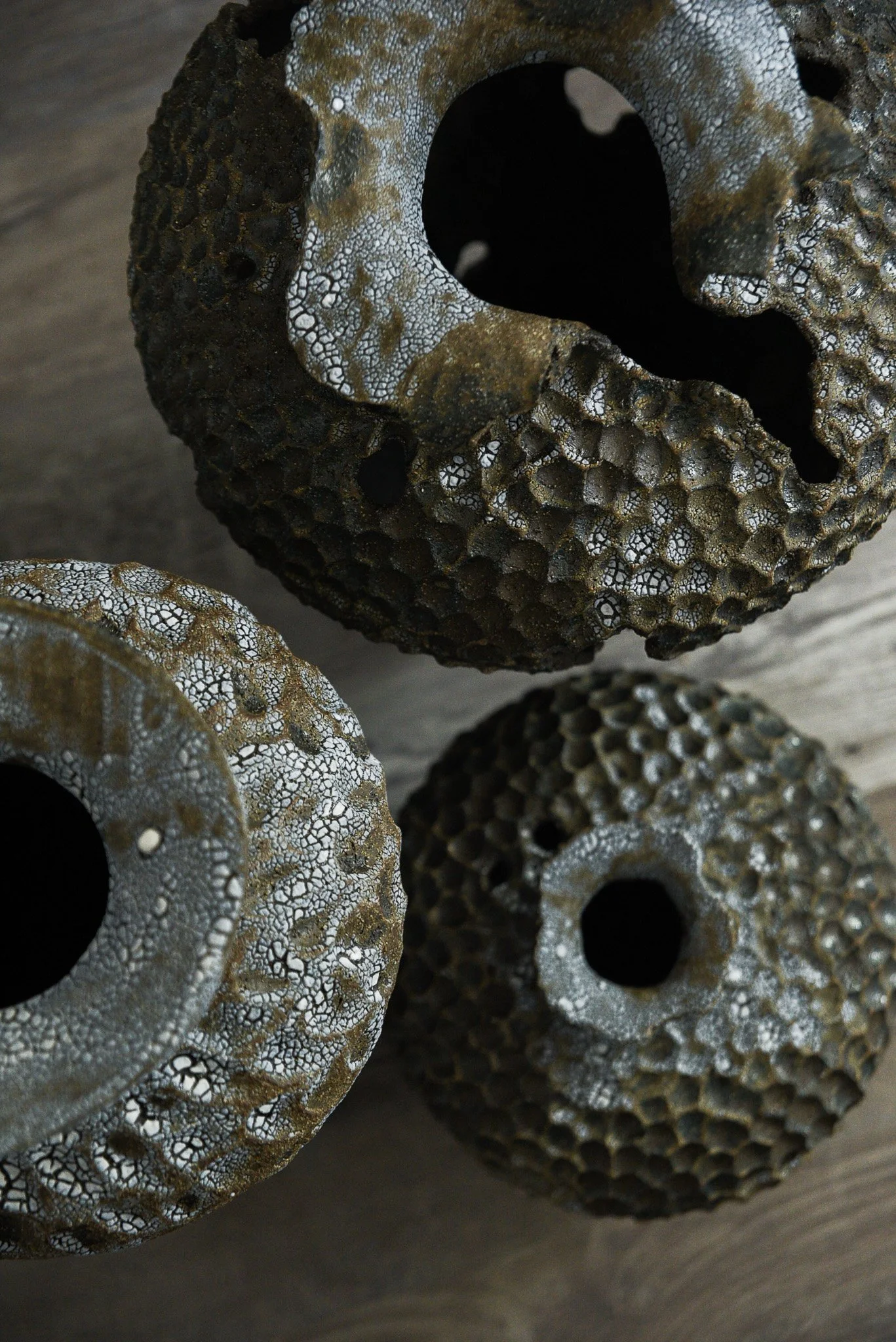 One-of-a-kind handmade ceramic vessel, contemporary wabi sabi with organic form and surface variation