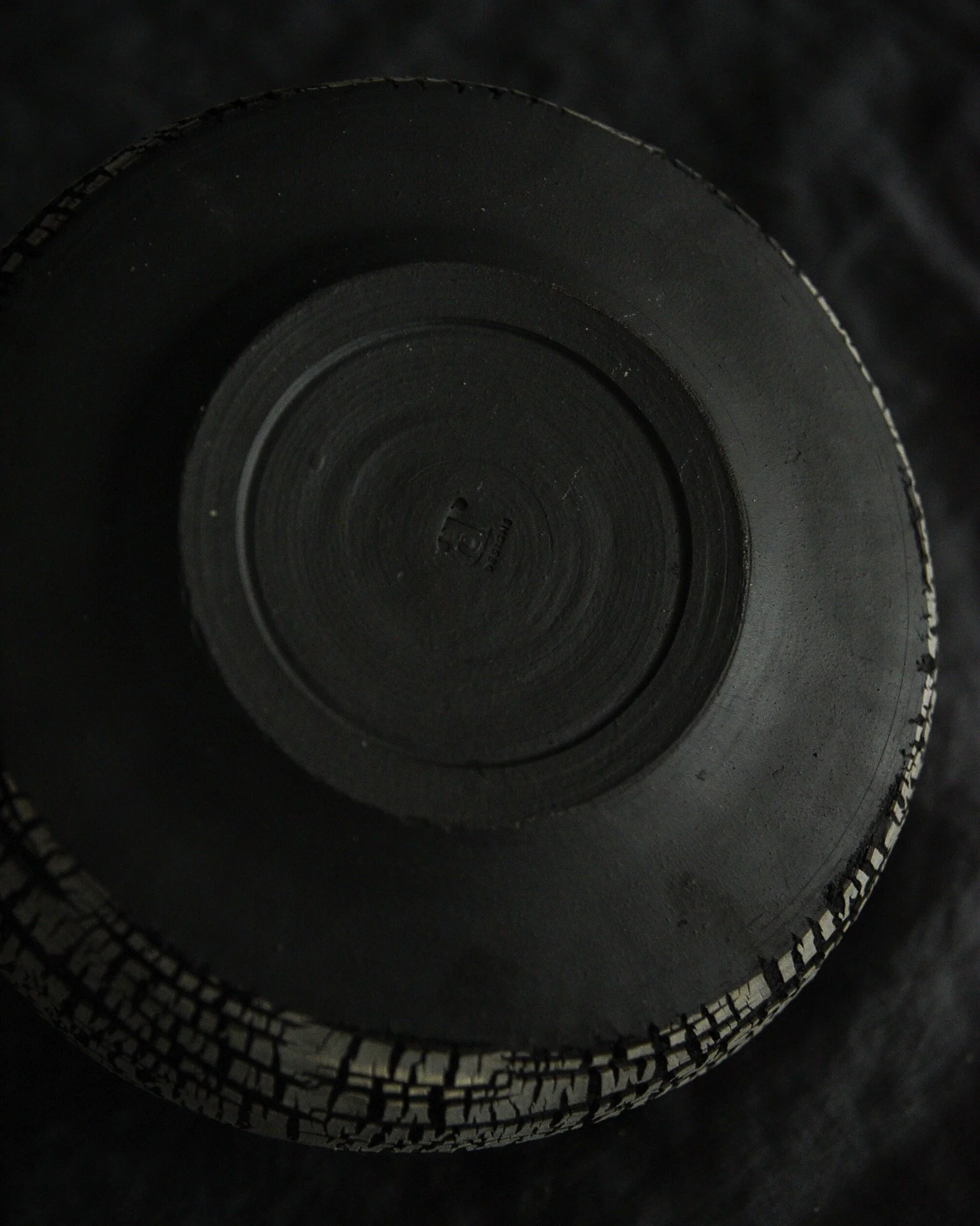 One-of-a-kind handmade ceramic vessel, contemporary wabi sabi with organic form and textured surface variation sodium silicate