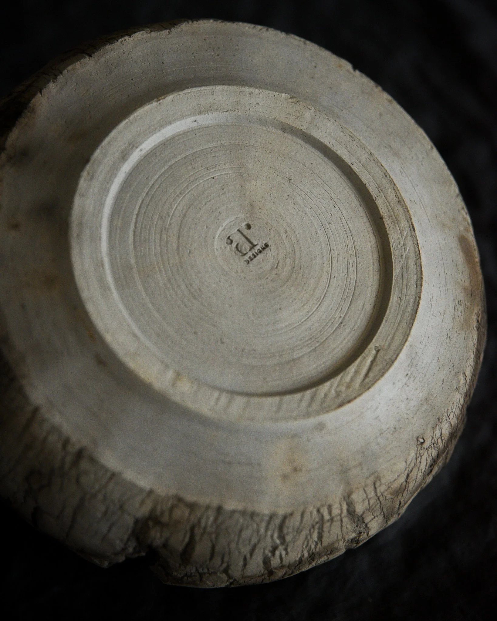 One-of-a-kind handmade ceramic vessel, contemporary wabi sabi with organic form and surface variation pit fired