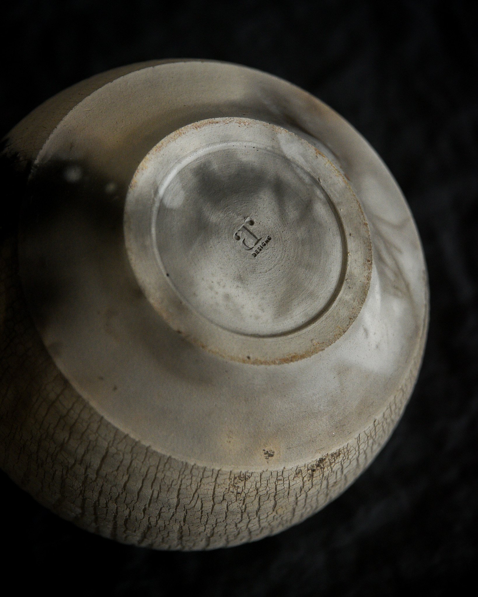 One-of-a-kind handmade ceramic vessel, contemporary wabi sabi with organic form and surface variation pit fired